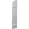 Ekena Millwork Americraft 3-Board (3 Batten) Wood Joined Board-n-Batten Shutters w/ Arch Top, ARW401BQ311X77PRH ARW401BQ311X77PRH - alternate 3